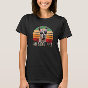 Animal Pub Llama 'No Probllama' Llama T-Shirt
