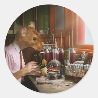 Animal - Rat - The Lab Rat Runder Aufkleber