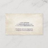 Animal Reiki Heilung Wasserfarben Kunst Visitenkarte (Rückseite)