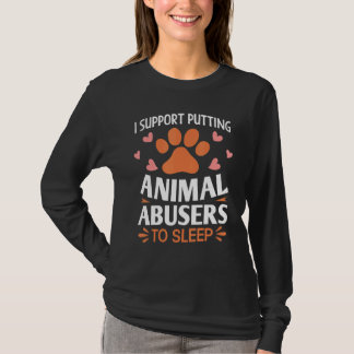 Animal Rescuer Pet Adoption Stop Animal Abuse T-Shirt