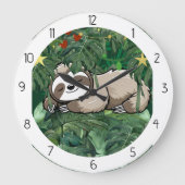 animal  resting time große wanduhr (Vorderseite)