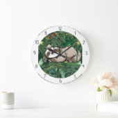 animal resting time große wanduhr (Zuhause)