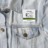Animal Rights (For Cows) Pin Button (Beispiel)