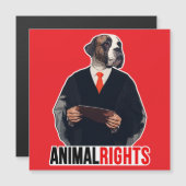 Animal Rights Magnetkarte (Vorne/Hinten)
