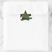 Animal Rights Militia Runder Aufkleber (Tasche)