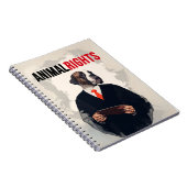 Animal Rights Notizblock (Rechte Seite)