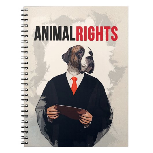 Animal Rights Notizblock (Vorderseite)