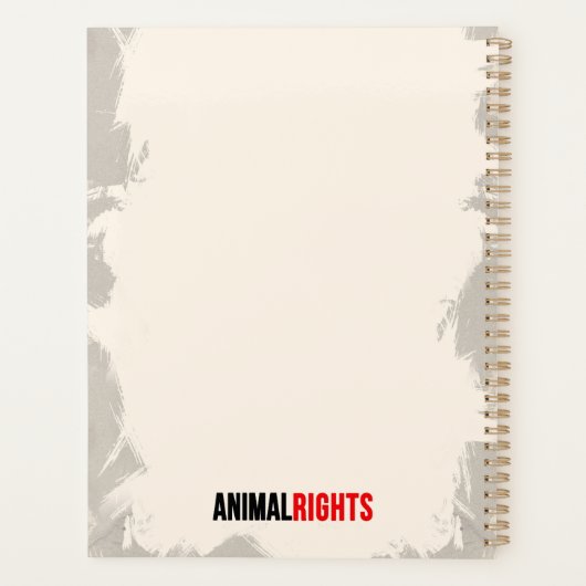 Animal Rights Planer (Rückseite)
