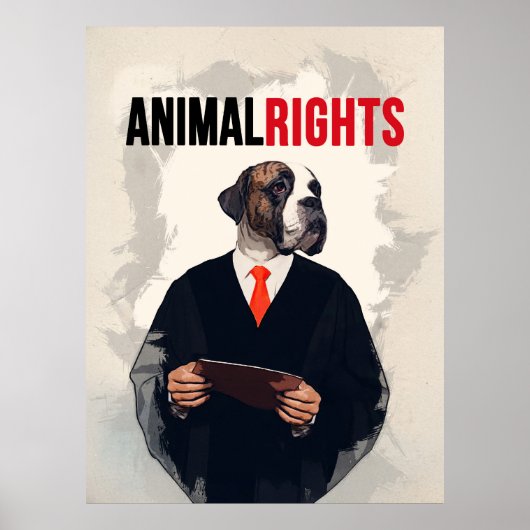 Animal Rights Poster (Vorne)