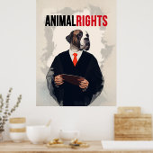Animal Rights Poster (Küche)