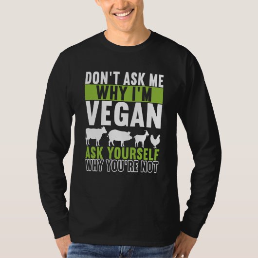 Animal Rights Vegan Vegetarian  7 T-Shirt (Vorderseite)