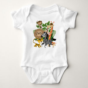 Animal Safari Baby Strampler
