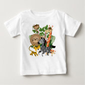 Animal Safari Baby T-shirt (Vorderseite)