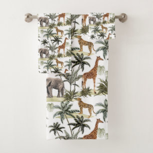 Animal Safari Badetuch Set