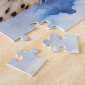 Animal Safari Cheetah Watercolor Puzzle (Seite)