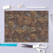 ANIMAL SAFARI JUNGLE SEIDENPAPIER (Handwerk)