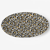 Animal Safari Leopard Print Birthday Paper Teller (Schrägansicht)