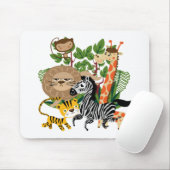 Animal Safari Mousepad (Mit Mouse)