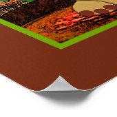 Animal Safari Print Poster (Ecke)