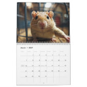 Animal Selfies Calendar Kalender (Mär 2027)