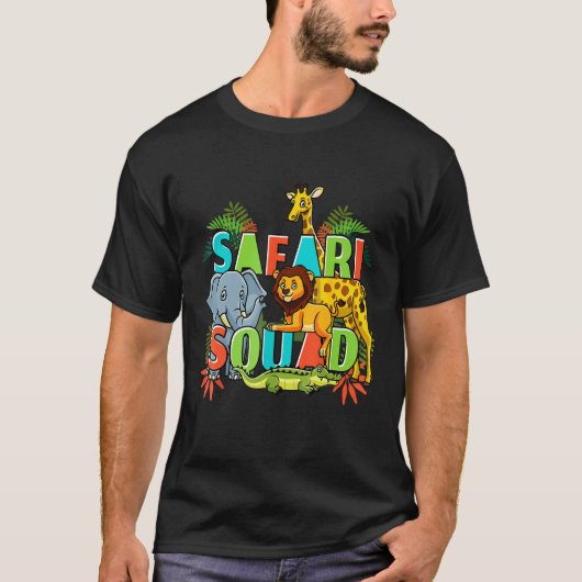 animal shirt for group and family cool summer vaca (Vorderseite)