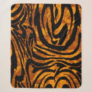 Animal Skin Pattern. The fabric Abstract with Tige Sherpadecke