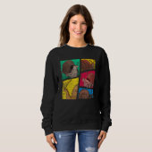 Animal Slug Gastropod Pop Dolcefarniente Sweatshirt (Vorne ganz)