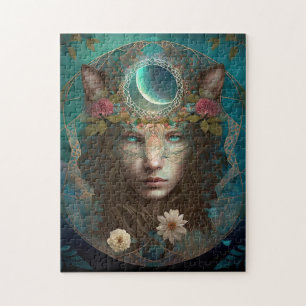 Animal Spirit Mysasy Fantasy Art Puzzle