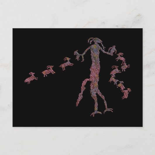 Animal Spirit Pictograph Postkarte (Vorderseite)