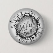 ANIMAL SUN CUSTOM B&W BUTTON (Vorderseite)
