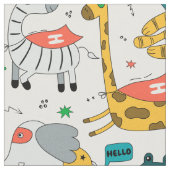 Animal Super Hero Stoff (Nahaufnahme)