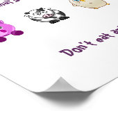 Animal Superhero Poster (Ecke)