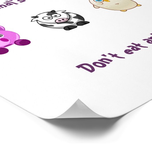 Animal Superhero Poster (Ecke)