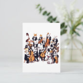 Animal Symphonie Postkarte (Stehend Vorderseite)