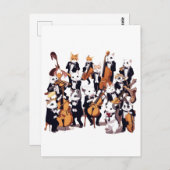 Animal Symphonie Postkarte (Vorne/Hinten)