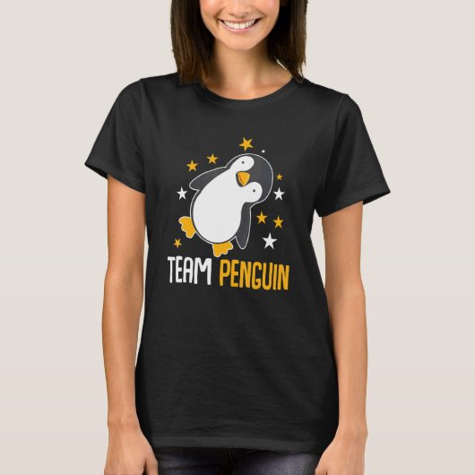 Animal Team Penguin Kids T-Shirt (Vorderseite)