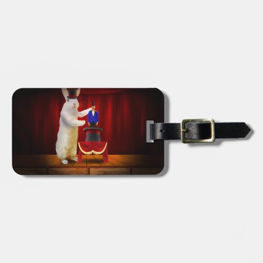 Animal - The magic rabbit Gepäckanhänger (Vorderseite horizontal)