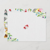 Animal Woodland - Bringen Sie ein Buch mit Postkarte (Vorne/Hinten)