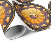 Animal Yin Yang Geschenkpapier (Rolleneckpunkt)