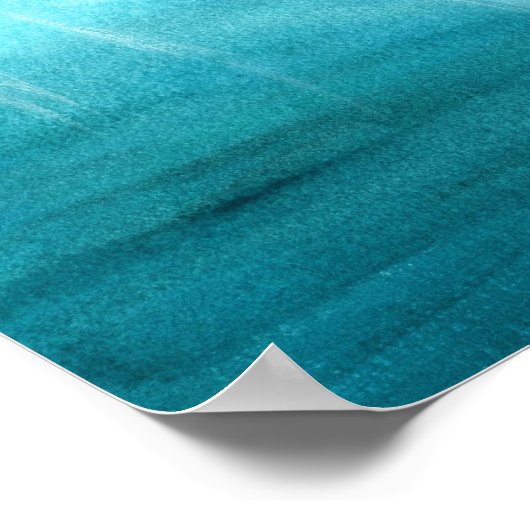 AnimalABC "Blauwal" Poster (Ecke)