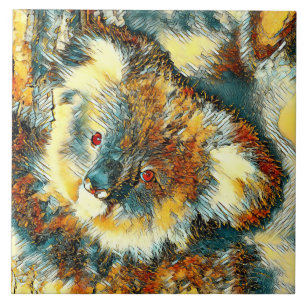 AnimalArt_Bear_005 Fliese