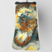 AnimalArt_Bear_005 Golf Headcover (Rotieren 90)