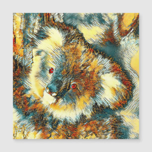 AnimalArt_Bear_005 Magnetkarte