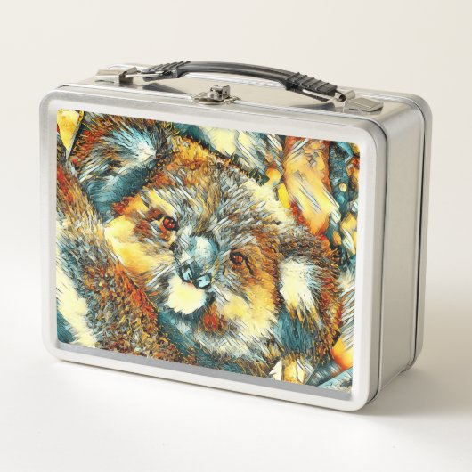 AnimalArt_Bear_006 Metall Brotdose (Vorderseite)
