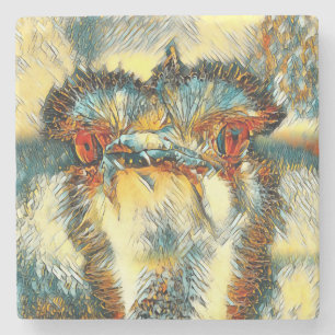 AnimalArt_Bird_008 Steinuntersetzer