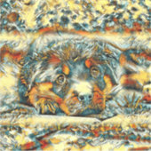 AnimalArt_Dog_001 Aufkleber (Vorderseite)