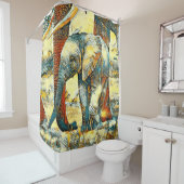 AnimalArt_Elephant_010 Duschvorhang (Beispiel)