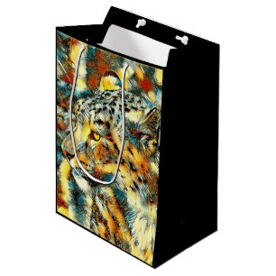AnimalArt_Leopard_20170606_by_JAMColors Mittlere Geschenktüte