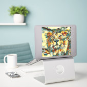 AnimalArt_Lion_002 Aufkleber (Laptop auf Schreibtisch)