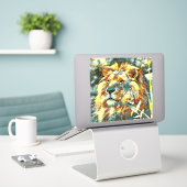AnimalArt_Lion_009 Aufkleber (Laptop auf Schreibtisch)